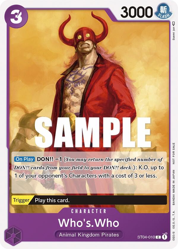 Who's.Who Tournament Pack Vol. 3 Participant ST04-010 | One Piece TCG