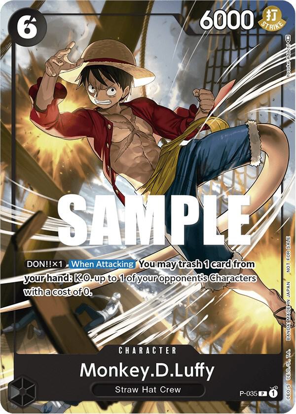 Monkey.D.Luffy Pirates Party Vol. 3 P-035 | One Piece TCG