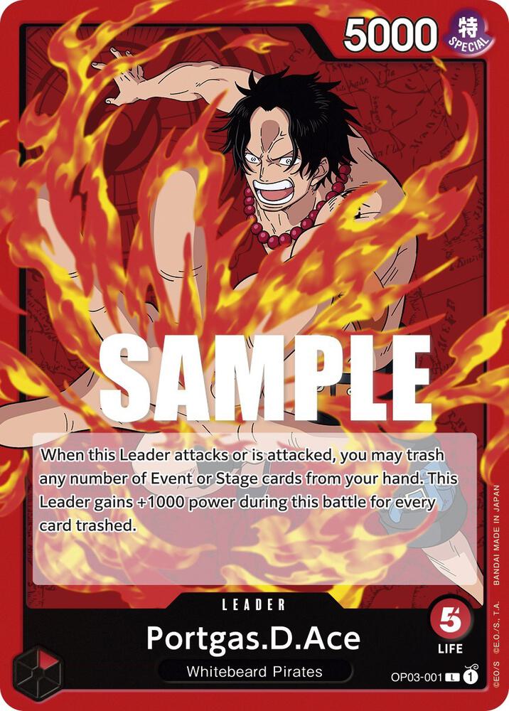 Portgas.D.Ace OP03-001 – Pillars of Strength | One Piece TCG