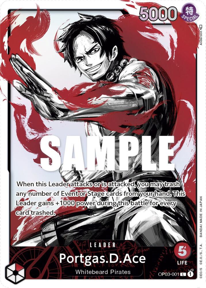 Portgas.D.Ace Alternate Art OP03-001 – Pillars of Strength | One Piece TCG