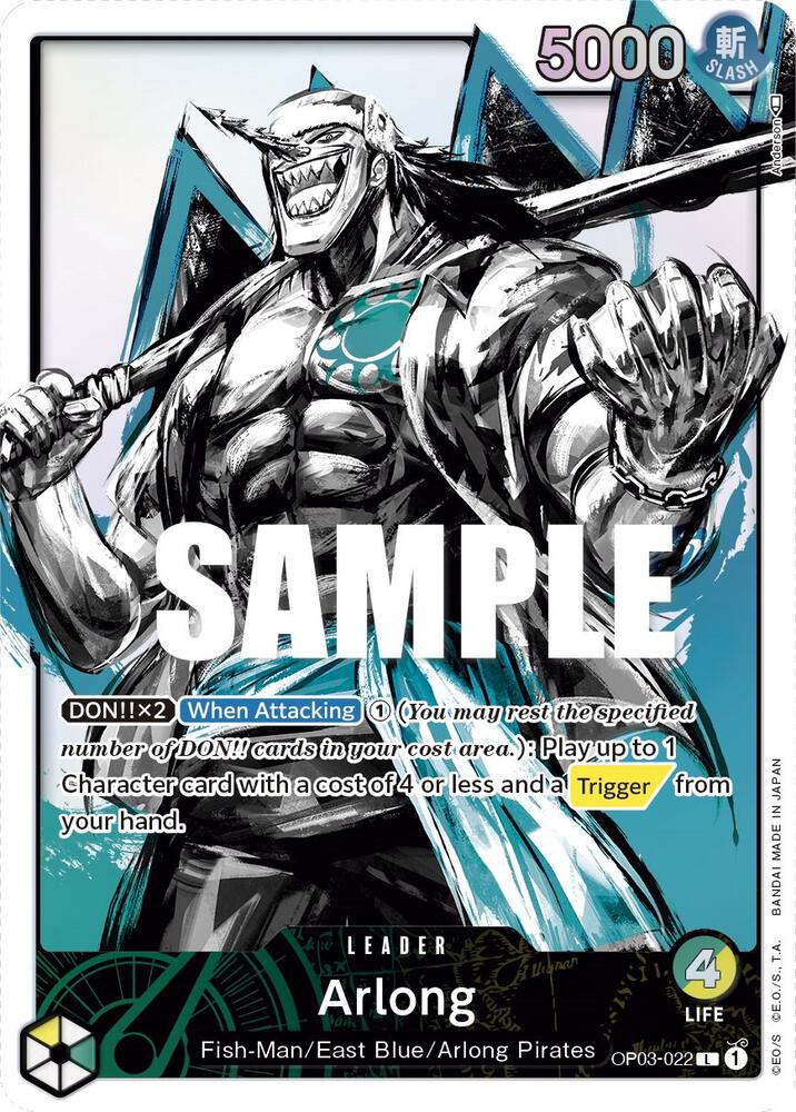 Arlong Alternate Art OP03-022 – Pillars of Strength | One Piece TCG