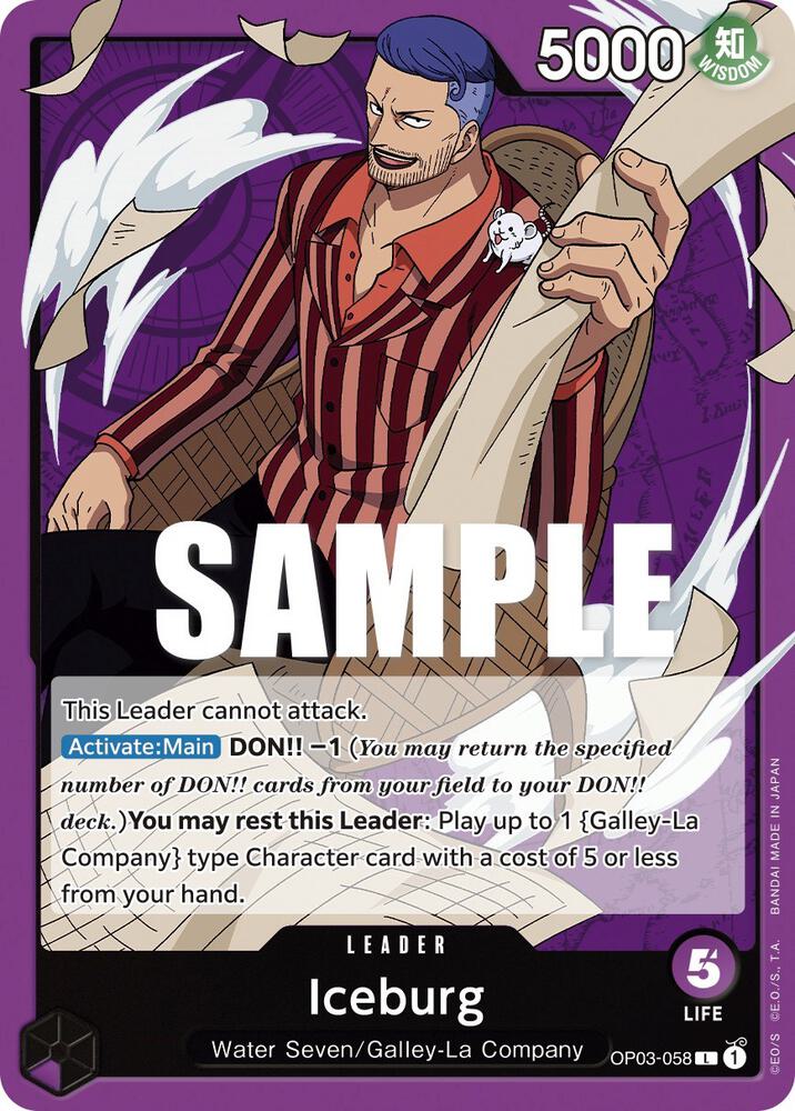 Iceburg OP03-058 – Pillars of Strength | One Piece TCG