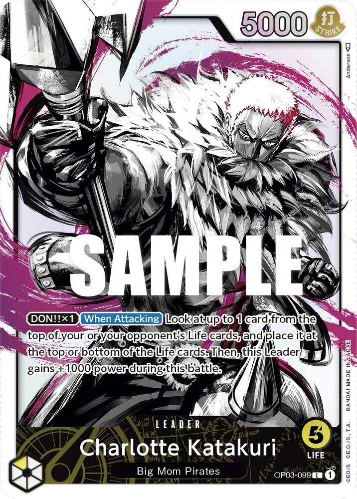 Charlotte Katakuri Alternate Art OP03-099 – Pillars of Strength | One Piece TCG