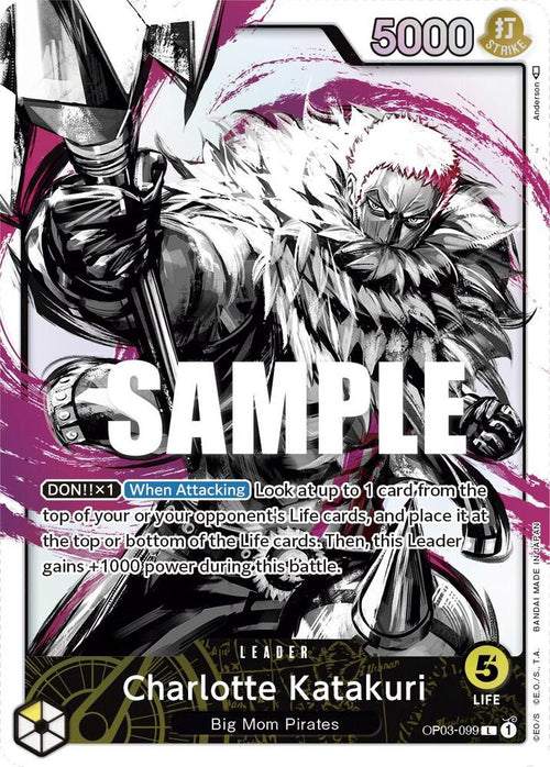 Charlotte Katakuri Alternate Art OP03-099 – Pillars of Strength | One Piece TCG