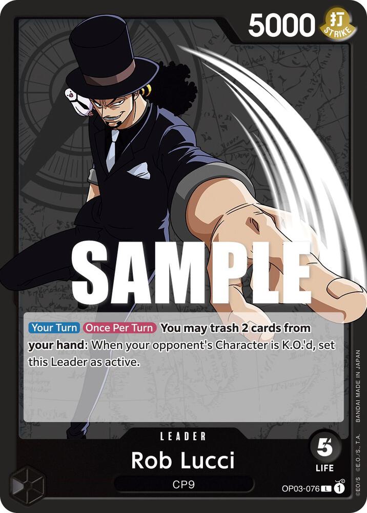 Rob Lucci OP03-076 – Pillars of Strength | One Piece TCG