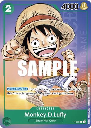 Monkey.D.Luffy (Anime Expo 2023) Promotional Card 2023 P-037 | One Piece TCG