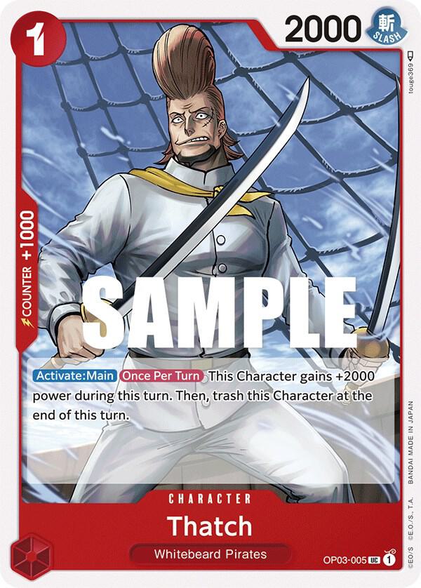 Thatch OP03-005 – Pillars of Strength | One Piece TCG