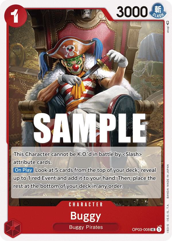Buggy OP03-008 – Pillars of Strength | One Piece TCG
