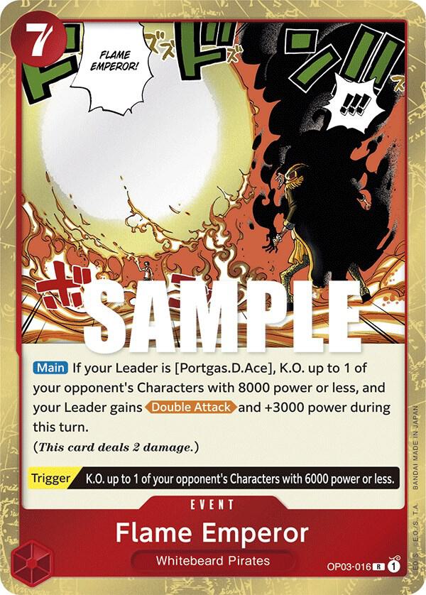 Flame Emperor OP03-016 – Pillars of Strength | One Piece TCG