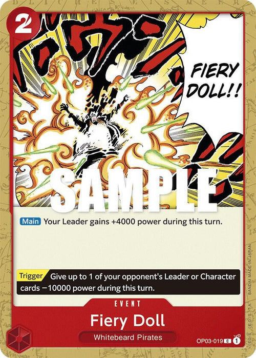 Fiery Doll OP03-019 – Pillars of Strength | One Piece TCG