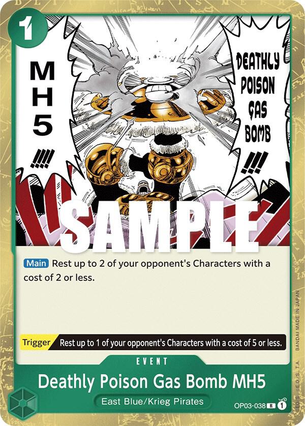 Deathly Poison Gas Bomb MH5 OP03-038 – Pillars of Strength | One Piece TCG