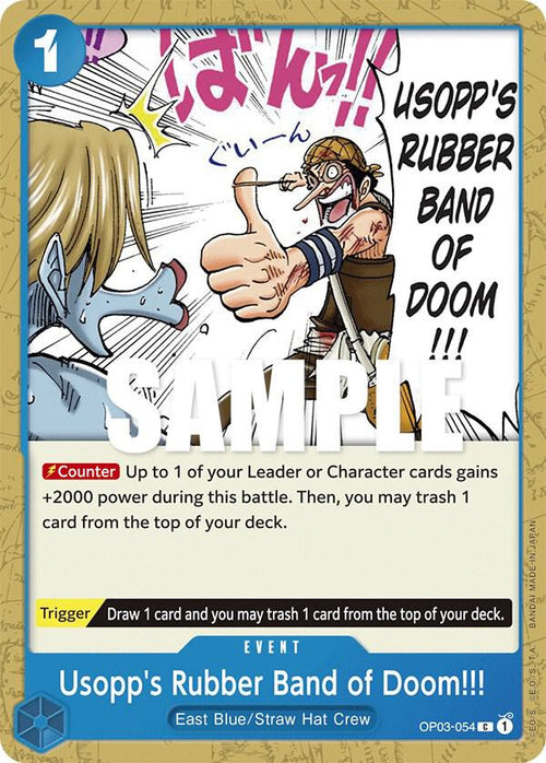 Usopp's Rubber Band of Doom!!! OP03-054 – Pillars of Strength | One Piece TCG