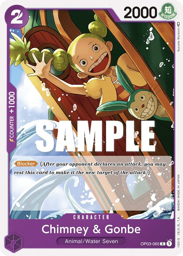 Chimney & Gonbe OP03-065 – Pillars of Strength | One Piece TCG