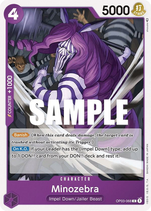 Minozebra OP03-068 – Pillars of Strength | One Piece TCG