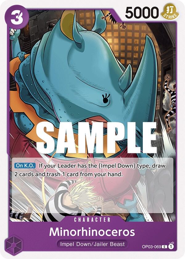 Minorhinoceros OP03-069 – Pillars of Strength | One Piece TCG