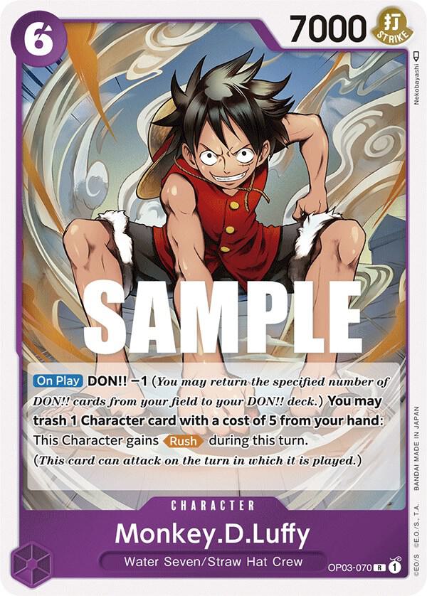 Monkey.D.Luffy OP03-070 – Pillars of Strength | One Piece TCG