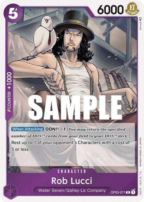 Rob Lucci OP03-071 – Pillars of Strength | One Piece TCG