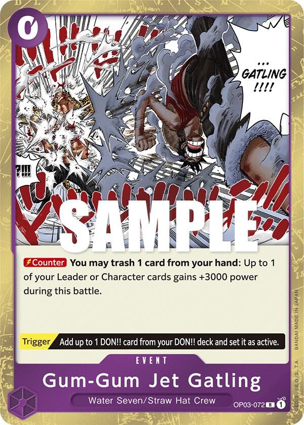 Gum-Gum Jet Gatling OP03-072 – Pillars of Strength | One Piece TCG