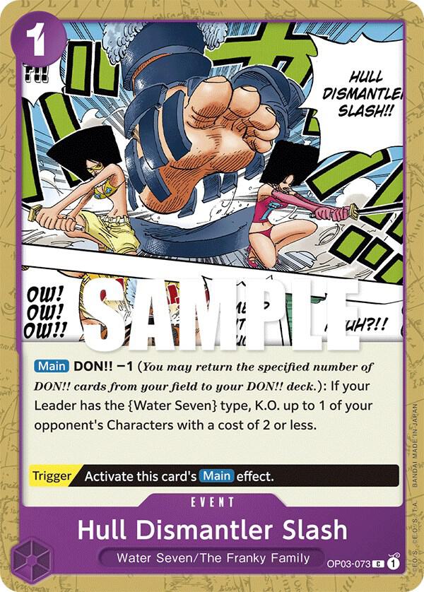 Hull Dismantler Slash OP03-073 – Pillars of Strength | One Piece TCG
