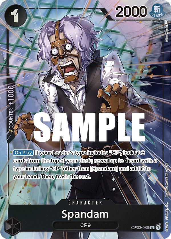 Spandam Alternate Art OP03-086 – Pillars of Strength | One Piece TCG