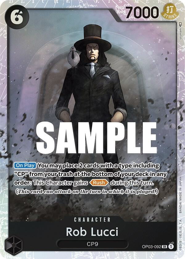 Rob Lucci OP03-092 – Pillars of Strength | One Piece TCG