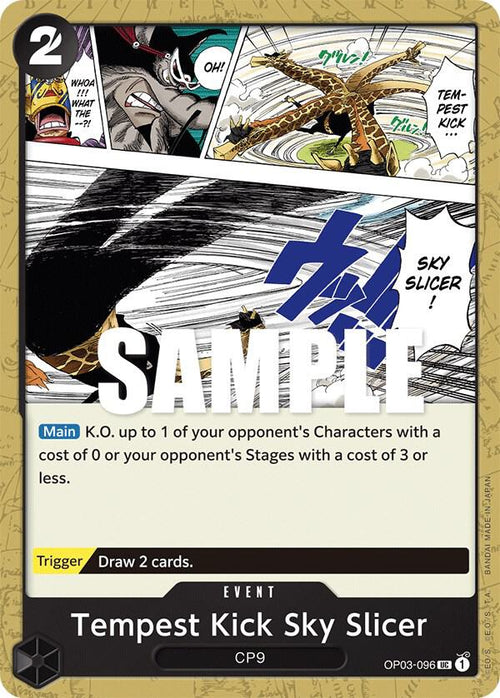 Tempest Kick Sky Slicer OP03-096 – Pillars of Strength | One Piece TCG