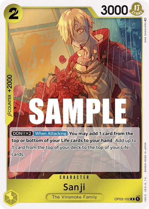 Sanji OP03-102 – Pillars of Strength | One Piece TCG
