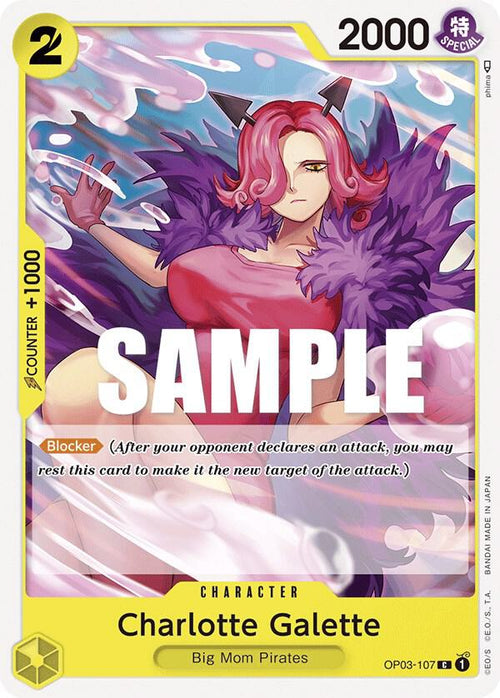 Charlotte Galette OP03-107 – Pillars of Strength | One Piece TCG