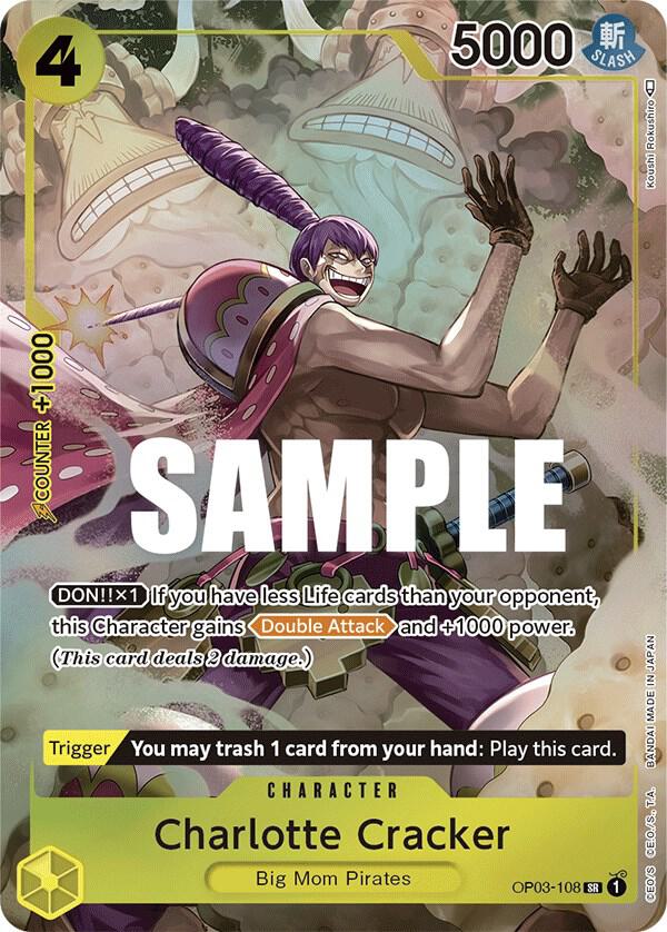 Charlotte Cracker Alternate Art OP03-108 – Pillars of Strength | One Piece TCG