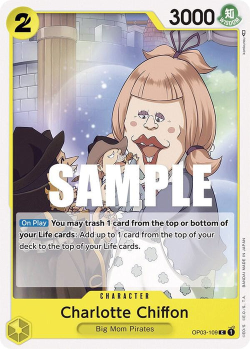 Charlotte Chiffon OP03-109 – Pillars of Strength | One Piece TCG