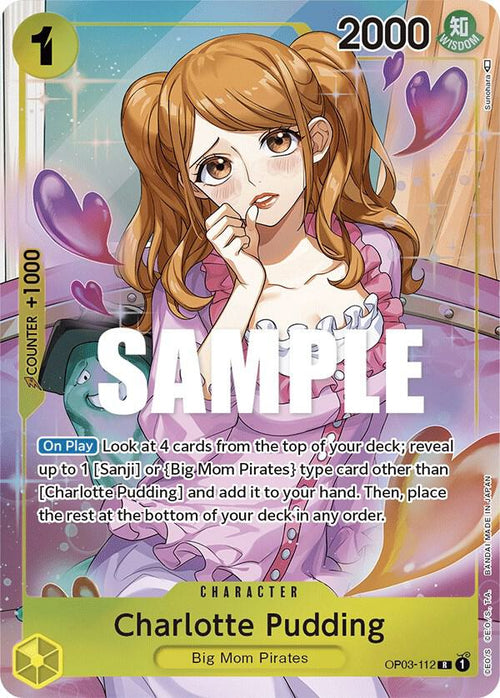 Charlotte Pudding Alternate Art OP03-112 – Pillars of Strength | One Piece TCG