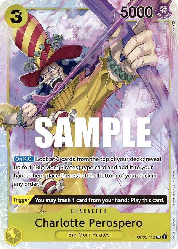 Charlotte Perospero OP03-113 – Pillars of Strength | One Piece TCG