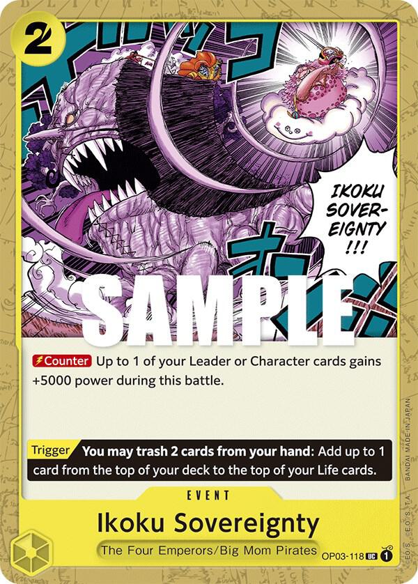 Ikoku Sovereignty OP03-118 – Pillars of Strength | One Piece TCG
