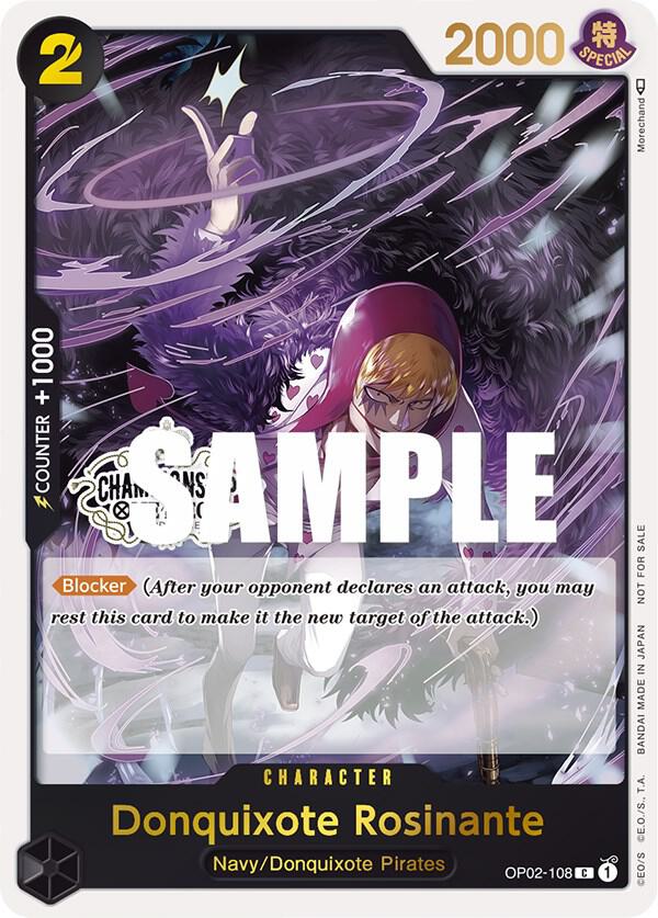 Donquixote Rosinante Store Championship 2023 Participation Pack Vol.1 OP02-108 | One Piece TCG