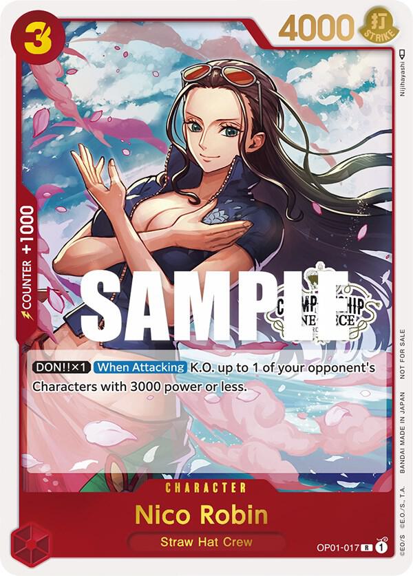 Nico Robin Store Championship 2023 Participation Pack Vol.1 OP01-017 | One Piece TCG