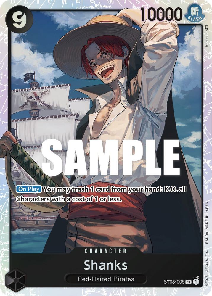 Shanks ST08-005 – Starter Deck 8: Monkey.D.Luffy | One Piece TCG