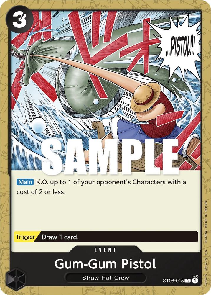 Gum-Gum Pistol ST08-015 – Starter Deck 8: Monkey.D.Luffy | One Piece TCG