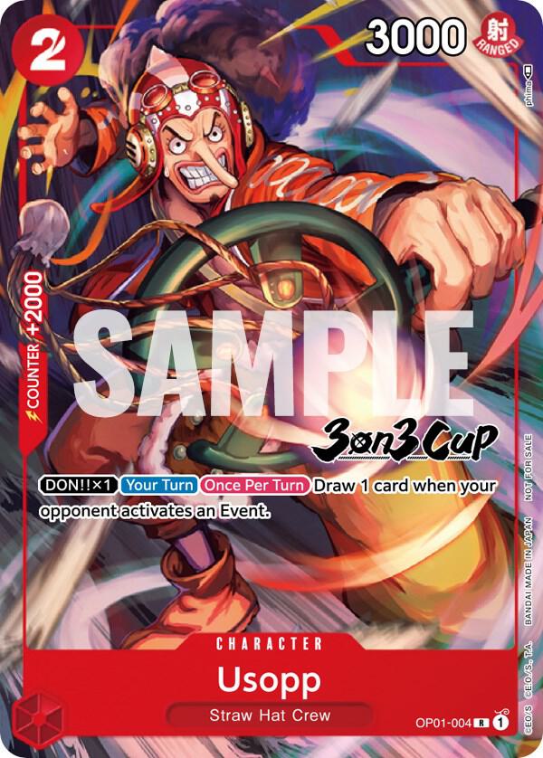 Usopp (3-on-3 Cup) Participant OP01-004 | One Piece TCG