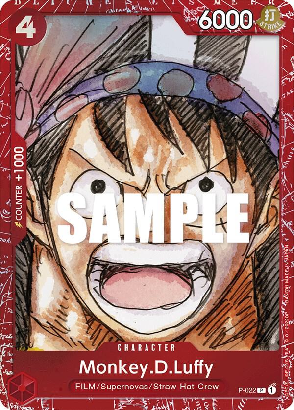Monkey.D.Luffy One Piece Film Red Promotion 2022 P-022 | One Piece TCG