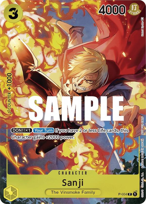 Sanji Event Pack Vol. 2 P-034 | One Piece TCG