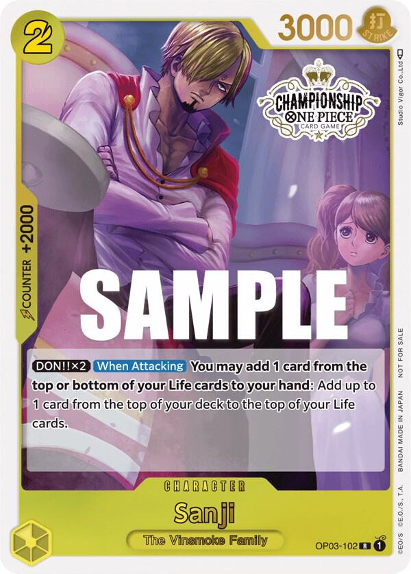 Sanji Store Championship Participation Pack Vol. 2 OP03-102 | One Piece TCG