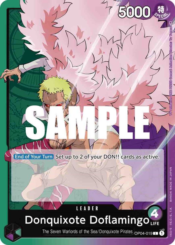 Donquixote Doflamingo OP04-019 – Kingdoms of Intrigue | One Piece TCG
