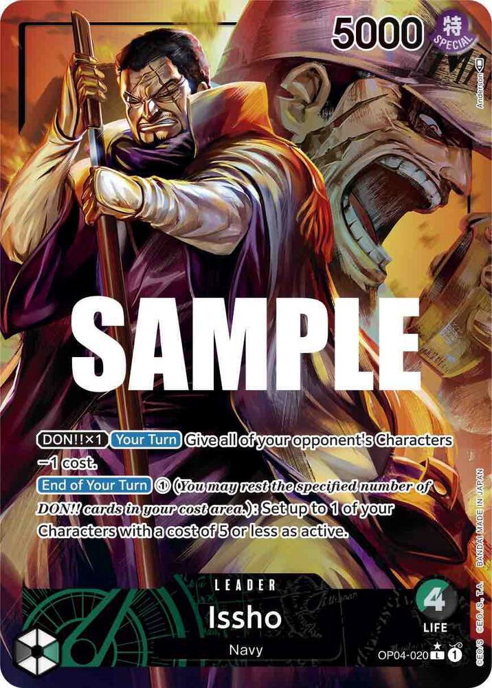 Issho Alternate Art OP04-020 – Kingdoms of Intrigue | One Piece TCG