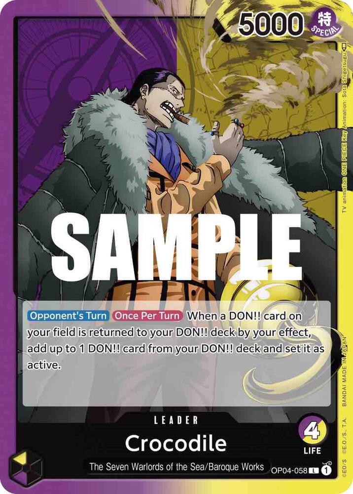Crocodile OP04-058 – Kingdoms of Intrigue | One Piece TCG