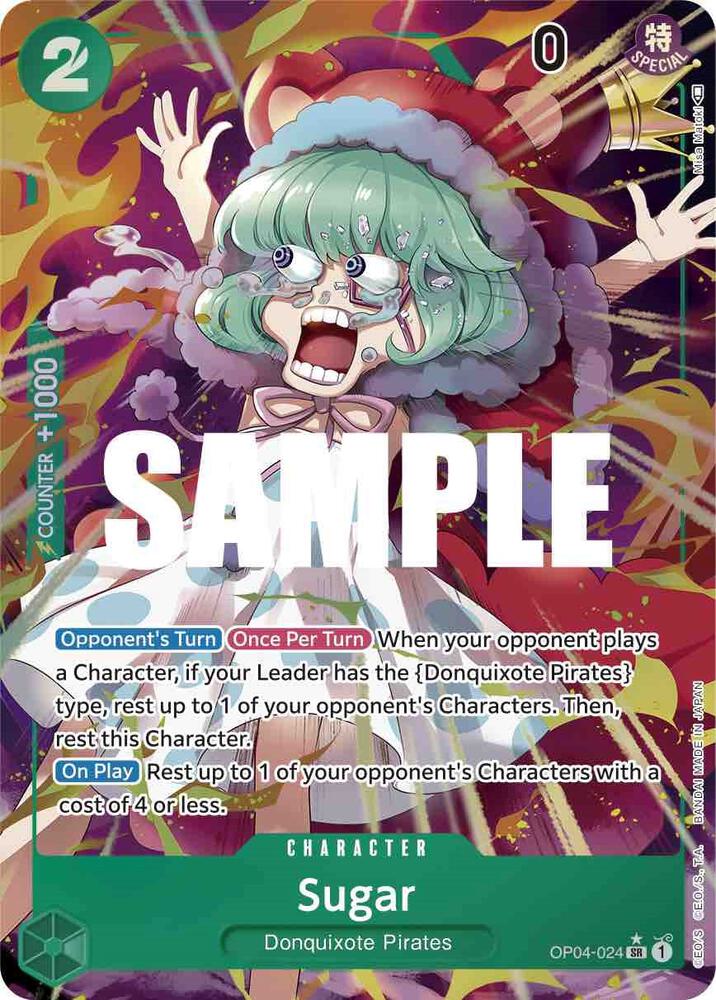 Sugar Alternate Art OP04-024 – Kingdoms of Intrigue | One Piece TCG