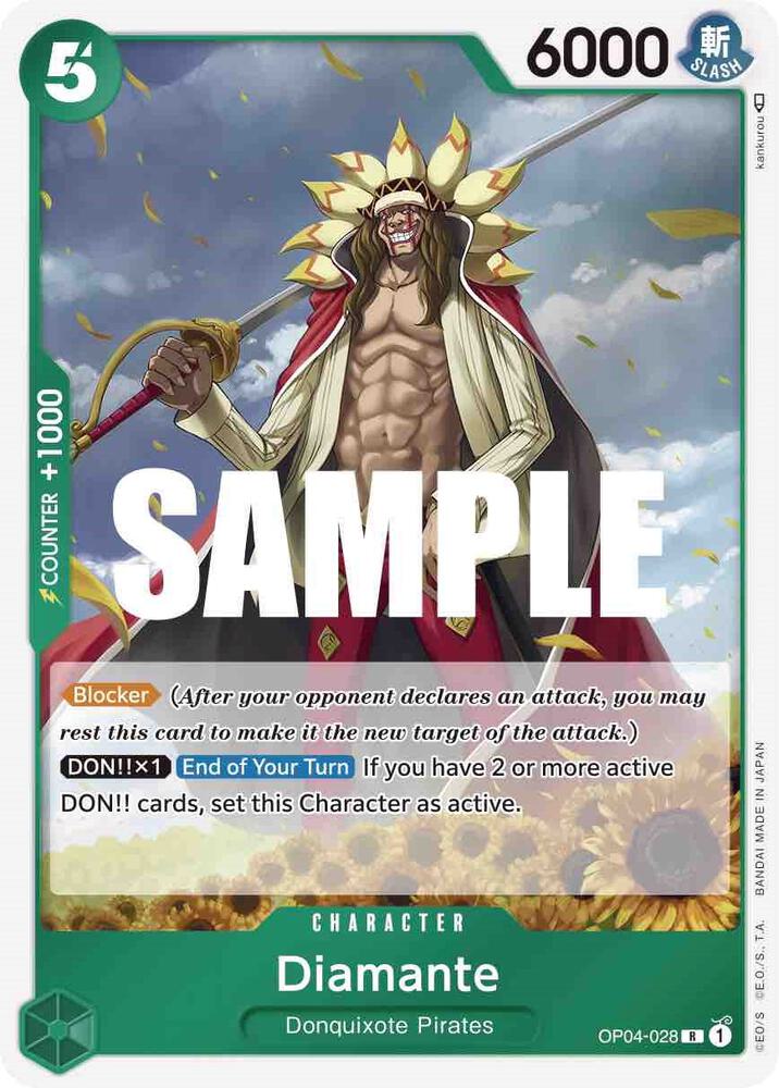 Diamante OP04-028 – Kingdoms of Intrigue | One Piece TCG