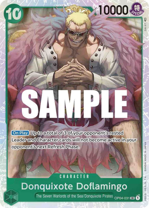 Donquixote Doflamingo OP04-031 – Kingdoms of Intrigue | One Piece TCG