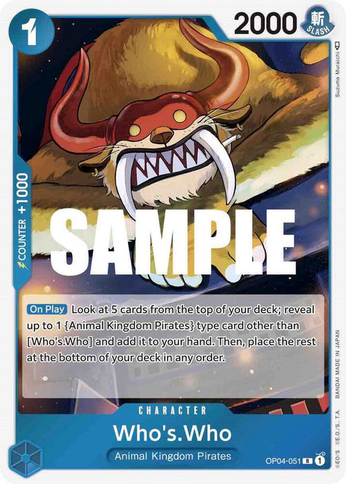 Who's.Who OP04-051 – Kingdoms of Intrigue | One Piece TCG