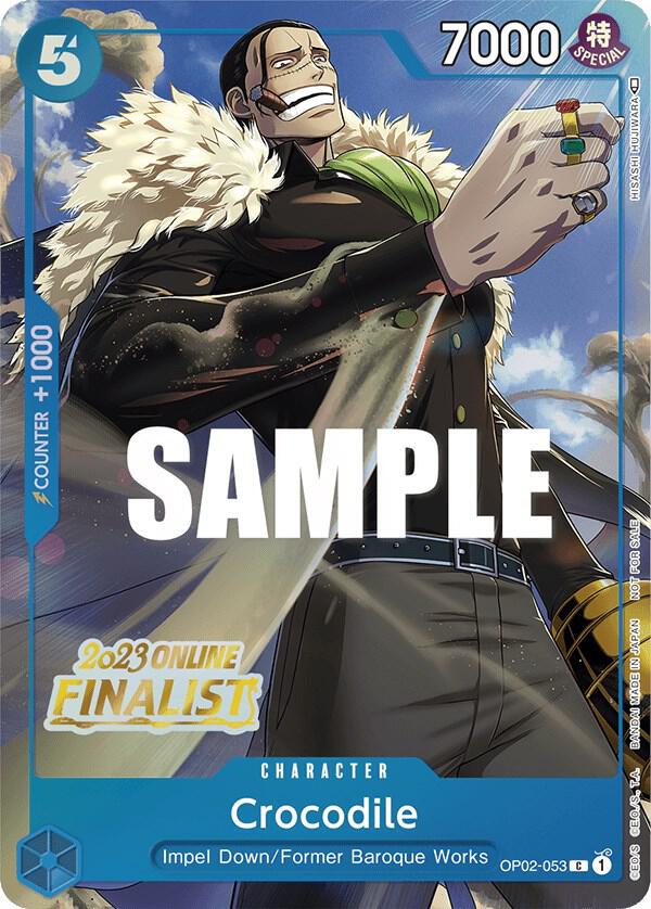 Crocodile Online Regional 2023 Finalist OP02-053 | One Piece TCG