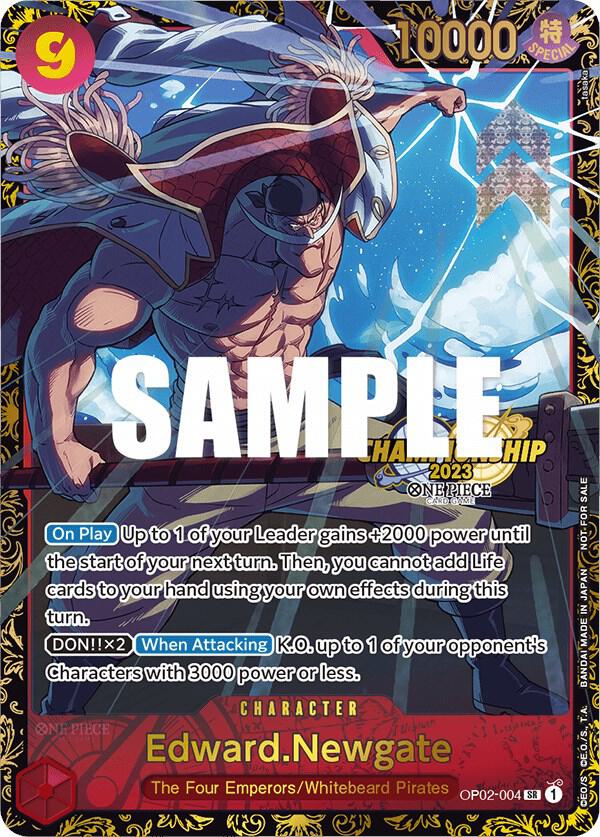 Edward.Newgate Championship 2023 OP02-004 | One Piece TCG
